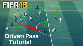 FIFA 18 - Driven Pass Tutorial (PS4)