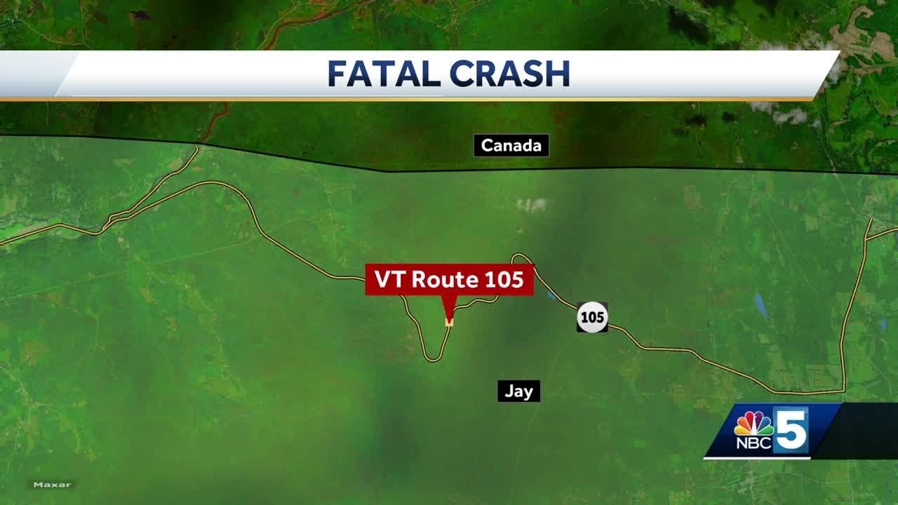 Man dies in fatal crash in Jay, VT