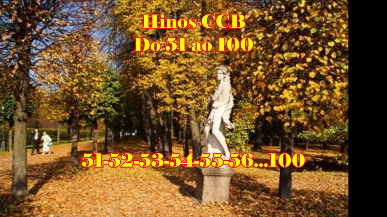 50 HINOS CANTADOS CCB - Hinos do 51 ao 100 - YouTube