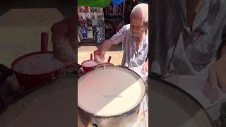 Hardworking Grandpa Selling Big Peanut Pancake -Malaysia Street Food