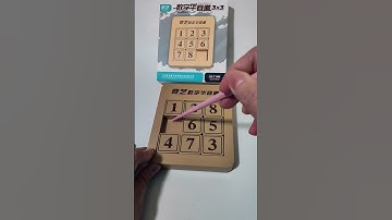 Trending sliding block puzzle numbers 🔢 #satisfying #puzzle #toys #shortfeed #trend #shorts