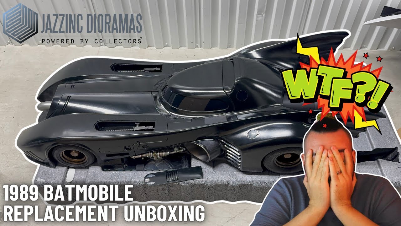 Jazzinc 1989 Batmobile REPLACEMENT Unboxing - YouTube