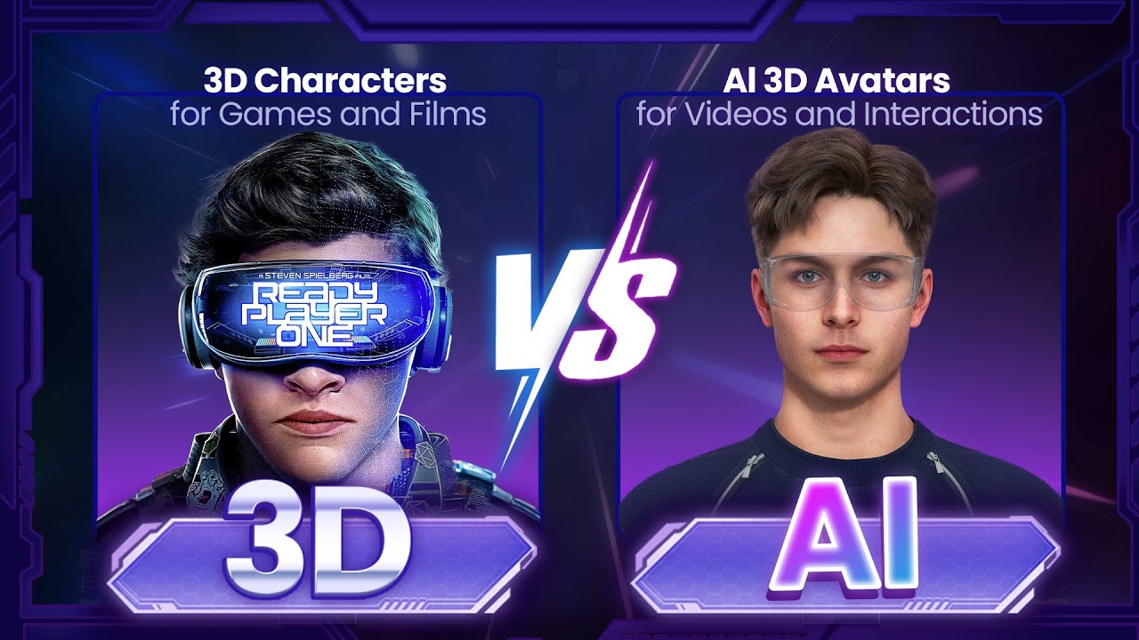 AI-Powered 3D Avatars vs. Traditional 3D Characters: A Game Changer ...