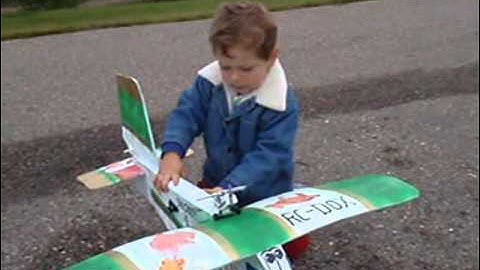 RCDOX 2010 SMOKEY LeBEAR first flights RC Plane