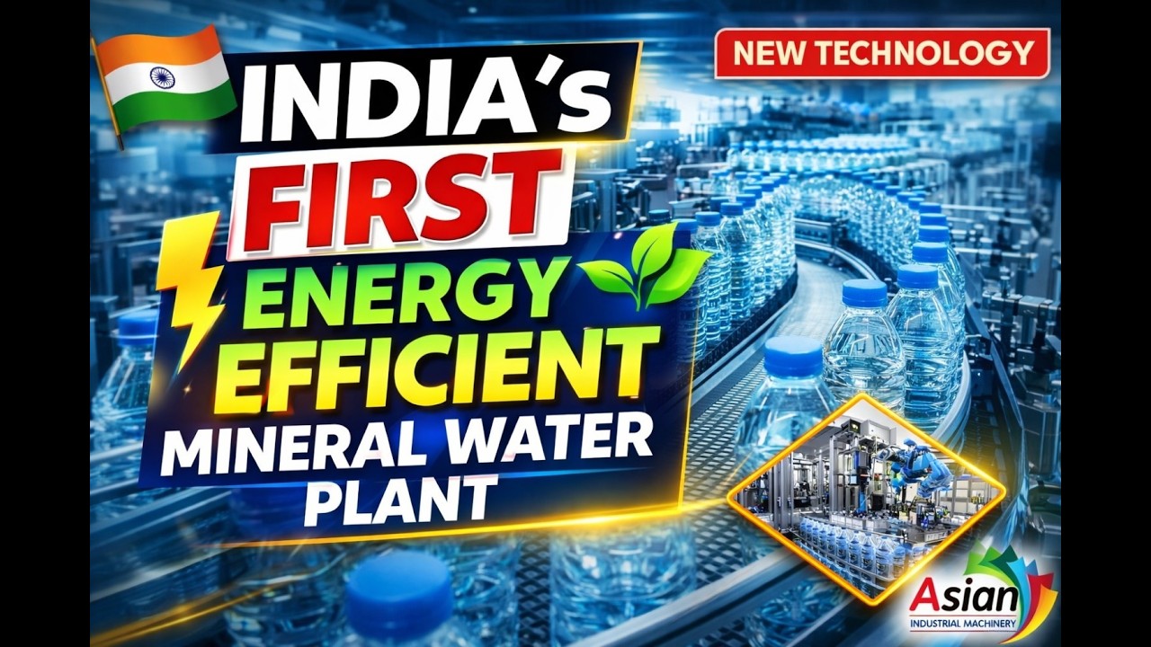 💧🇮🇳 India’s First Energy Efficient Advanced Technology Mineral Water Machine | Asian Water Machine