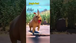 el rinoceronte estaba al borde de la muerte por #shorts  #cartoon  #funny  #foryou