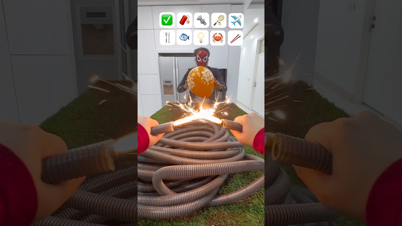 Balloons SpiderMan Catch Amazing Challenges:All Balloon Burst?!😨