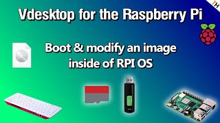 Run any RPI OS inside of the Raspberry Pi OS! Vdesktop➡ installation & setup + demo |By TH