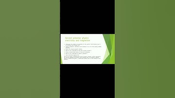 second semester physics ke important topic Kumaun University