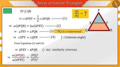 Areas of Similar Triangles | Part 3/3 | English | Class 10