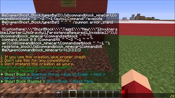 Ghost blocks in only one command 1.11.2