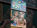 【黒板アートリクエスト】チョークで しなこちゃん＆モアナかいてみた #しなこ #モアナ #マシュマロパンチ #しなこちゃん #shinako #shorts #chalkart