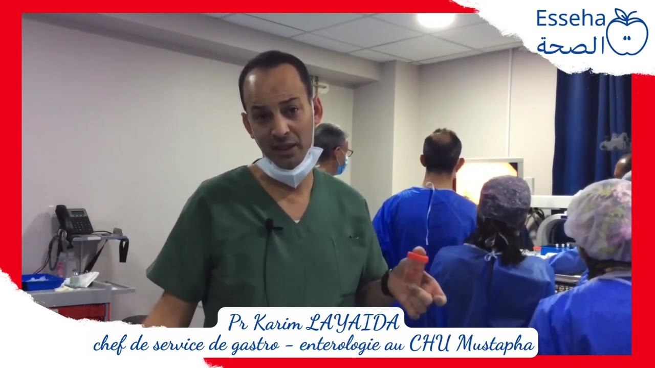 Pr Karim LAYAIDA chef de service de gastro - entérologie au CHU Mustapha