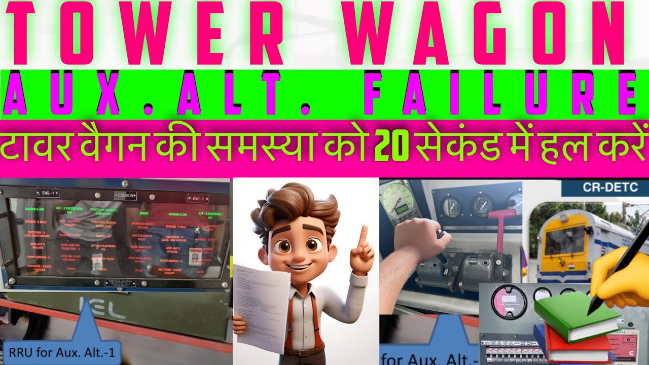 Tower wagon AUX.ALT.Failure #aux.alt failure tower wagon ! Dhtc aux failure ! Detc alt failure