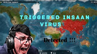 Triggered Virus Detected || Pandemic in Plague Inc 😂😂😂😂😂