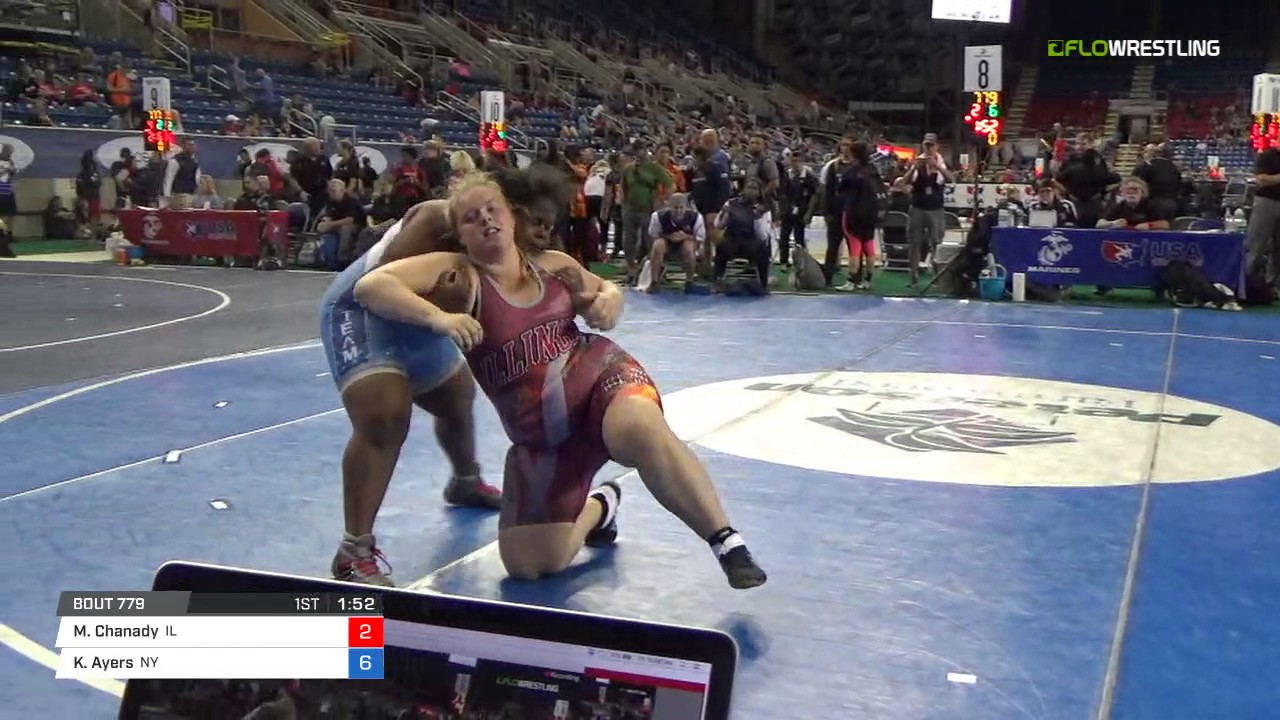 Junior WM 225 Consi-Semis - Mariah Chanady (IL) vs. Khadeja Ayers (NY)