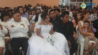 250 parejas de Coatza se unieron en matrimonio