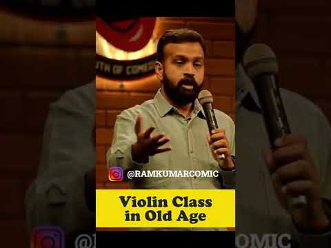 Violin Class after getting Old | Tamils Stand-up #Shorts | Ramkumar Comic