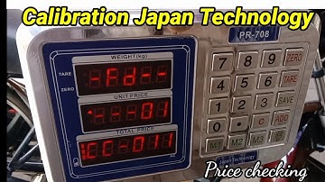 PR 708 calibration of weighing machine japan technology || By Malik Scale || 2021