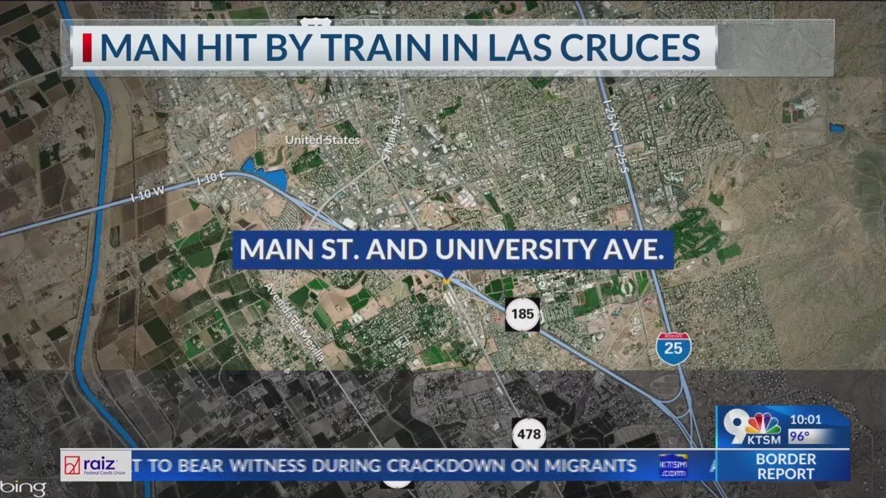 Man hit by train after falling asleep on tracks - YouTube