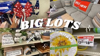 *NEW* BIG LOTS HOME DECOR 2023 SHOP WITH ME CLEARANCE & MORE