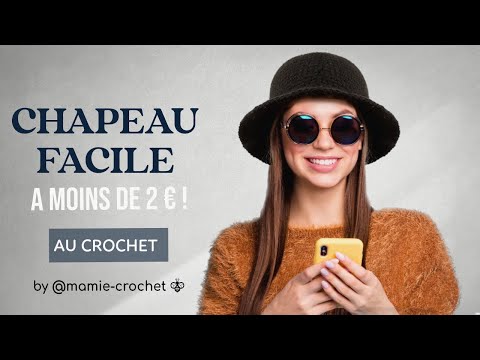 Comment faire UN CHAPEAU DEBUTANTE AU CROCHET TUTO pas a pas facile #mamiecrochet hqdefault