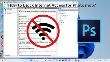 How to block internet access for an app/ Photoshop? #youtube #photoshop_tutorial #technology