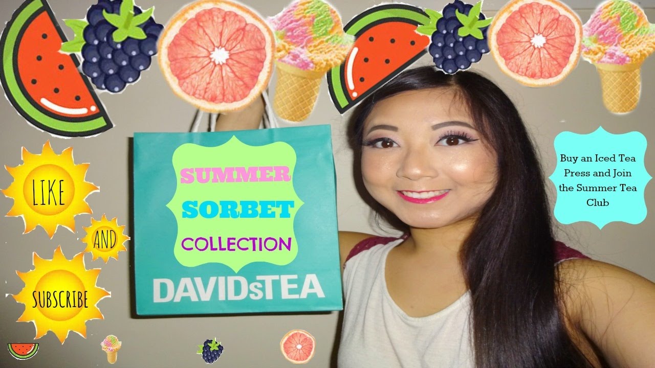 DAVIDsTEA Summer Sorbet Collection 2017