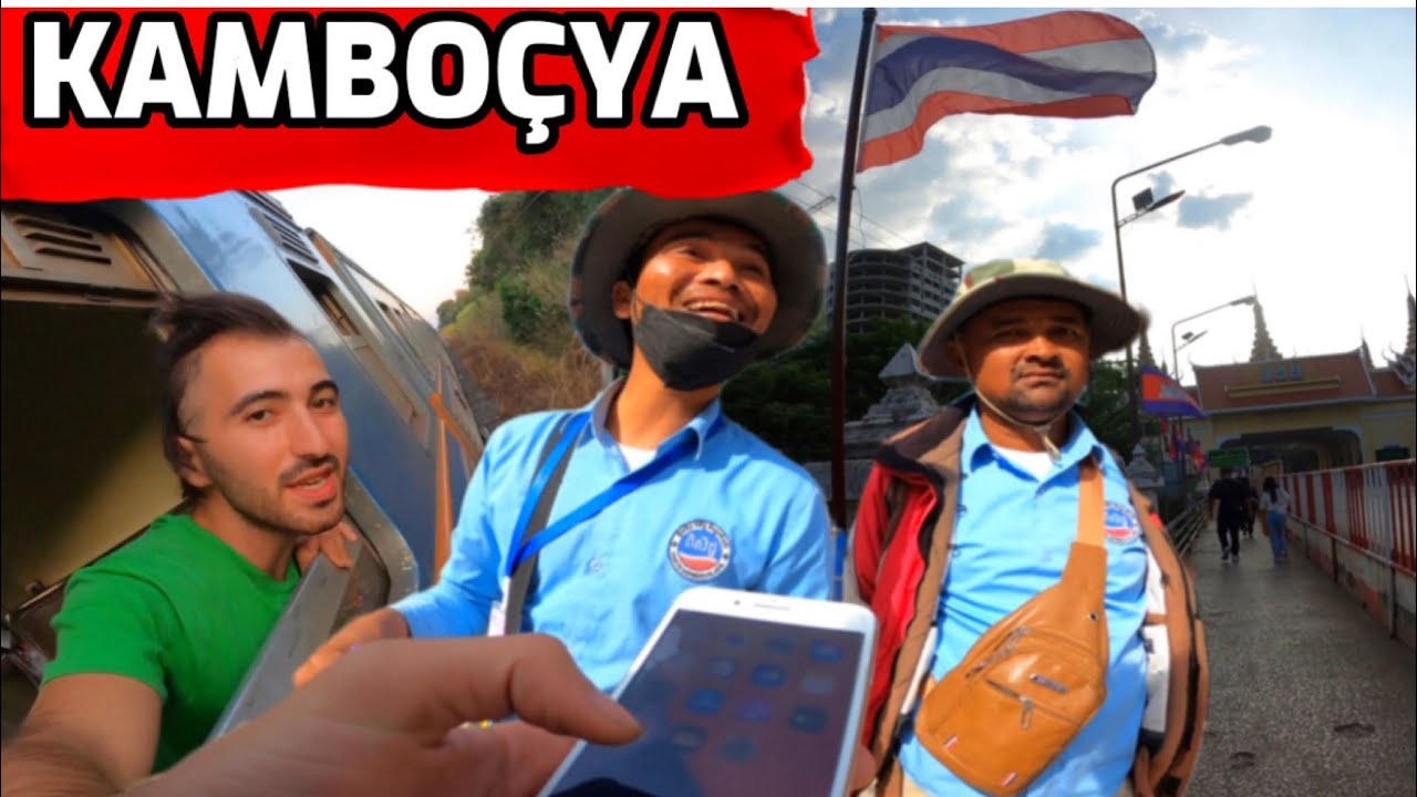 2 DOLAR’a Tren İle Ülke Değiştirmek!! Tayland’dan Kamboçya’ya 🇹🇭🇰🇭