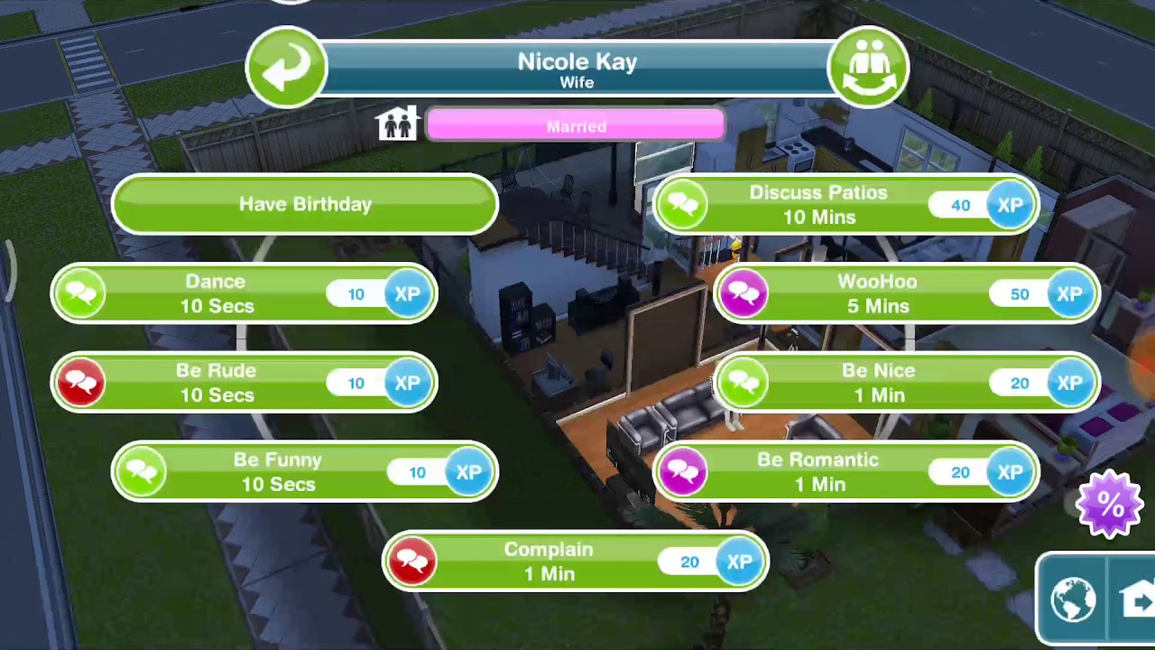 DISCUSS patios with a sim DIY homes peaceful patio 🏡 YouTube