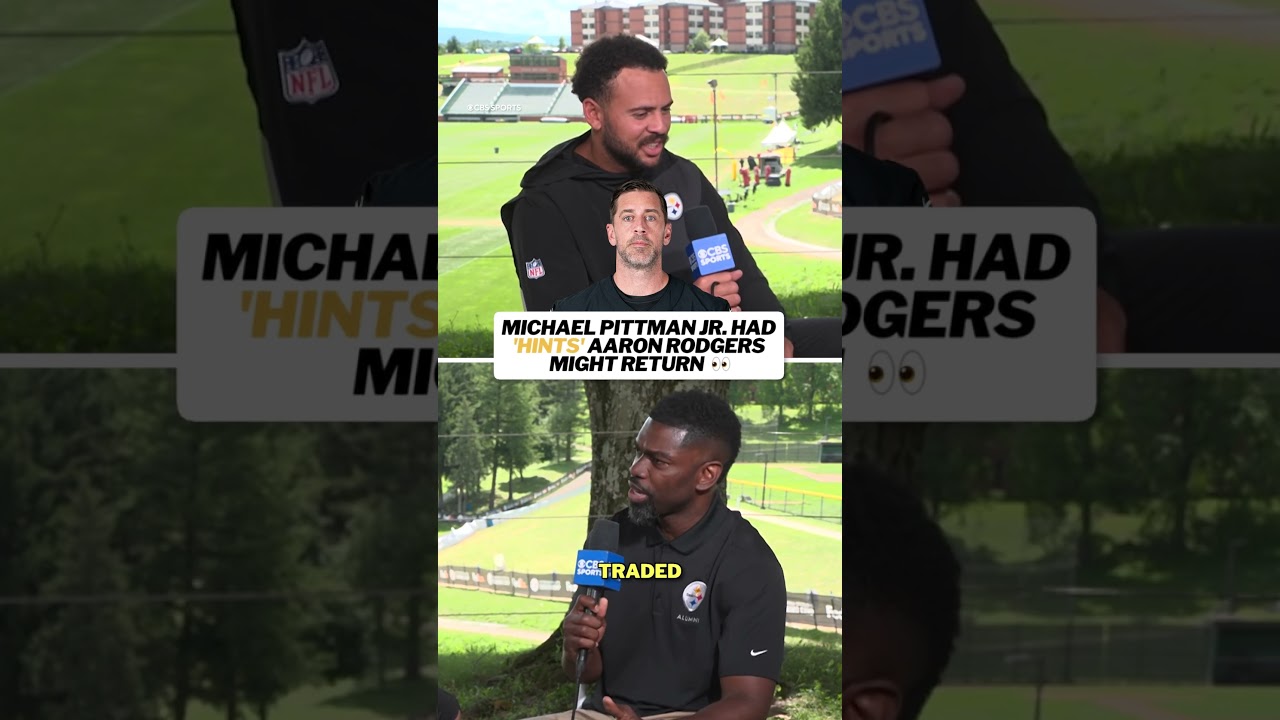 Michael Pittman Jr. had hints Rodgers might return before getting traded to Steelers 👀