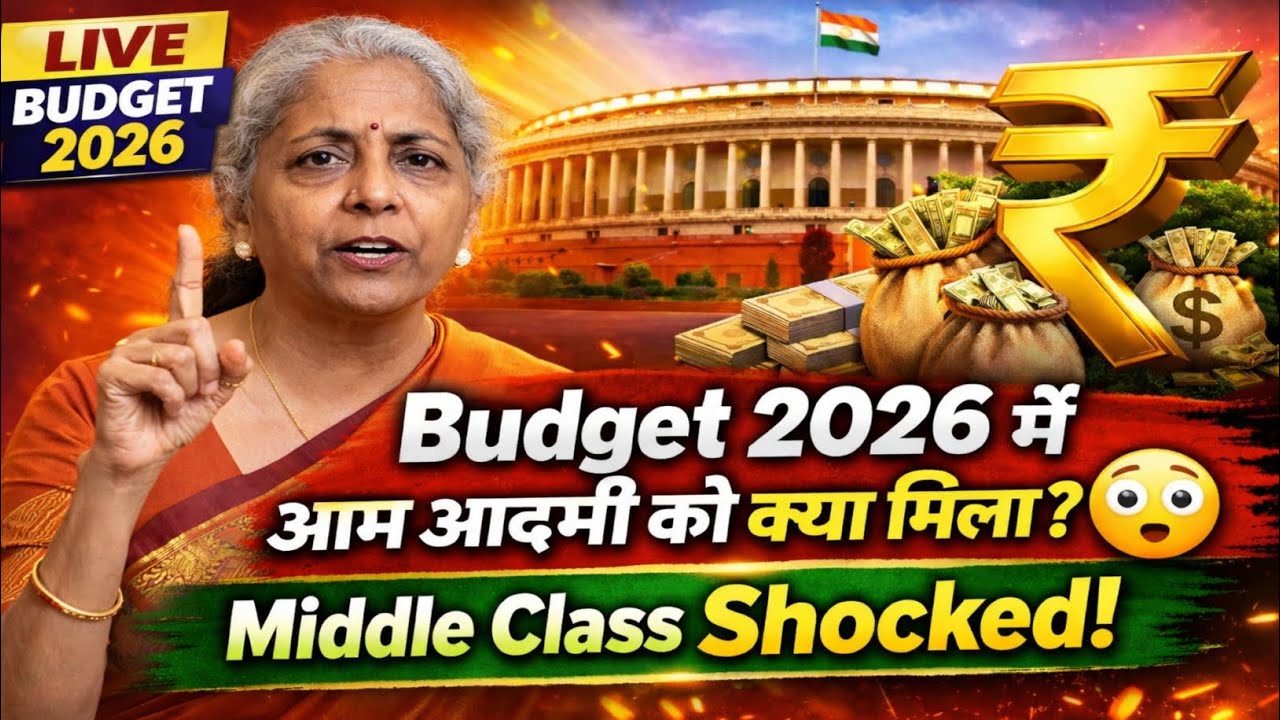 Nirmala Sitharaman Budget 2026 Speech Highlights | Big Updates for Middle Class