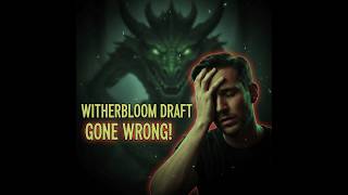 WITHERBLOOM DRAFT GONE HORRIBLY WRONG… (I Was NOT Ready For This) | Strixhaven MTG Arena