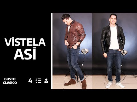 Vídeo: Cómo Usar Una Chaqueta De Cuero - Guía De Estilo