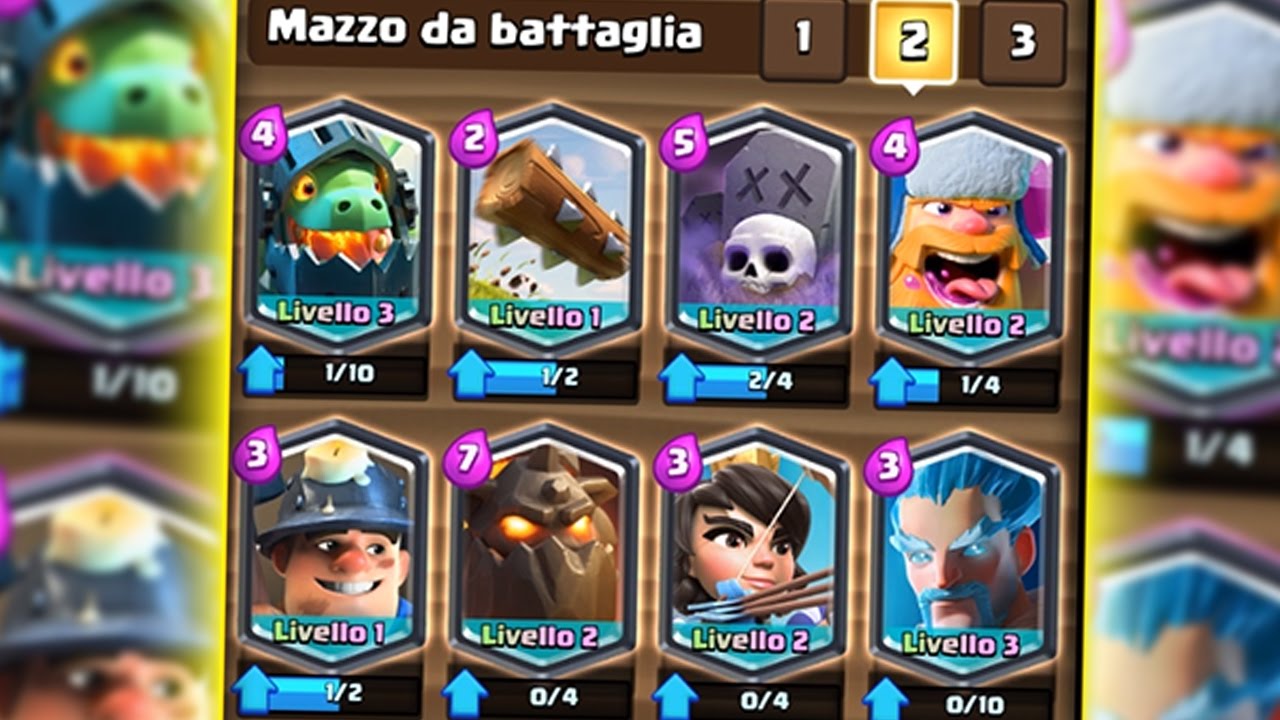 Mazzo Leggendario Clash Royale Youtube