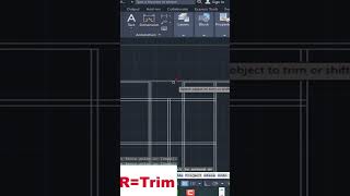 AutoCAD Trim Command Tutorial | Trim Like a Pro in 30 Seconds #Shorts #ironcad #cadquery #turbocad