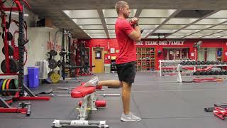 Goblet RFESS (Rear Foot Elevated Split Squat)