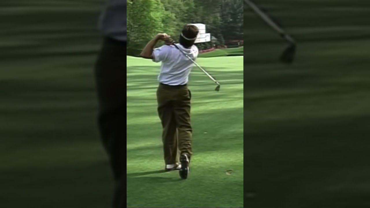Vintage Fred Couples 8 Iron Swing From 180 Yards Out 1992