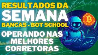 🤖 Escola de Robôs Cripto Resultados da Semana na OKX, Bybit, Bitget, Binance e Bitradex 18/05/2026