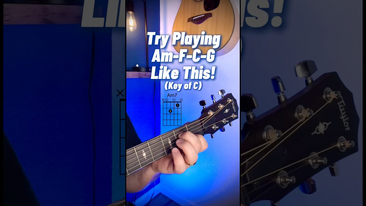 Smooth version of Am-F-C-G chord progression | Key of C