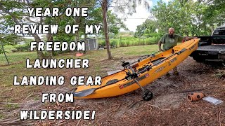 Year one review of my Freedom Launcher Landing Gear from Wilderside!
