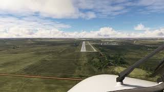 Landing in Gillette Wyoming | KGCC (GCC) | Gillette Campbell County Airport #fs20 #airplanelanding