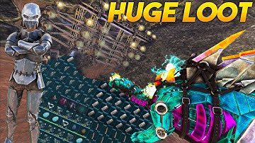 SOLO ARK But I Raid Broken Locations For Insane Loot