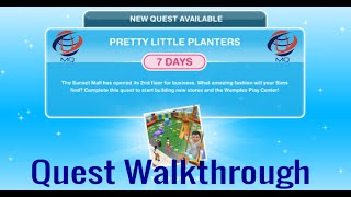 The Sims FreePlay - Pretty Little Planters Discovery Quest (Walkthrough)