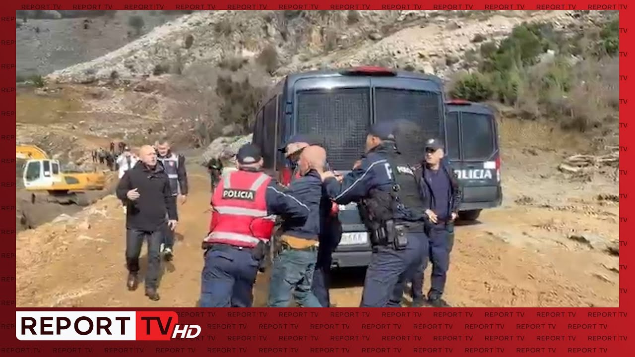 Velipojë/ Dita e 6-të e protestës kundër resortit të Ulajt, banorët hyjnë në kantier, kordon policie