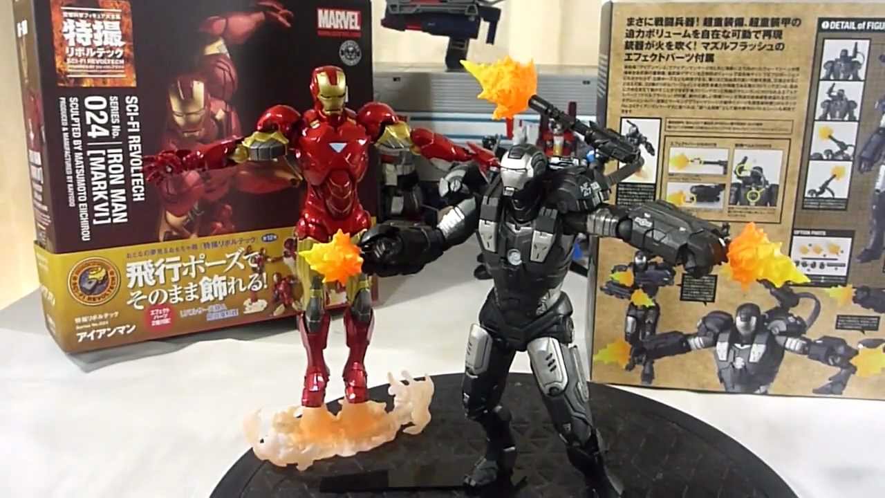 Revoltech Sci Fi 031 Iron Man War Machine Part 2