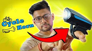 Cycle Horn and Light on meesho #light #bycycle  #meesho #horn #bycyclehorn