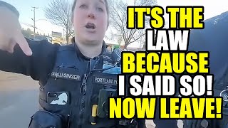 Female Cop Gets OWNED & Dismissed By Citizen Who Knew The Law