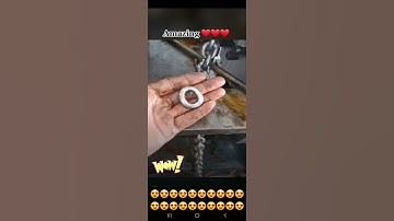 Automatic Human Sized Chain Maker Machine😱😱#shorts#youtubeshorts