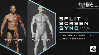 Sync Your Viewports in Blender with This Add-on + Écorché Anatomy